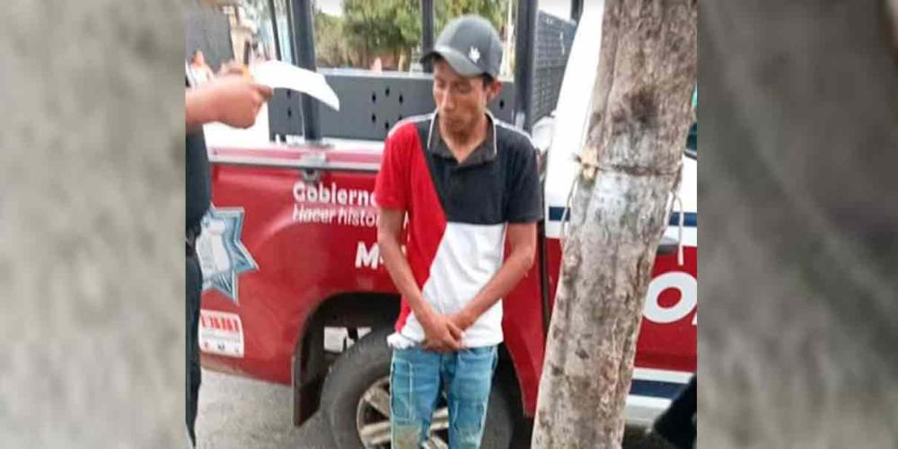 Policías salvaron a ladrón de ser linchado en Tlahuapan 