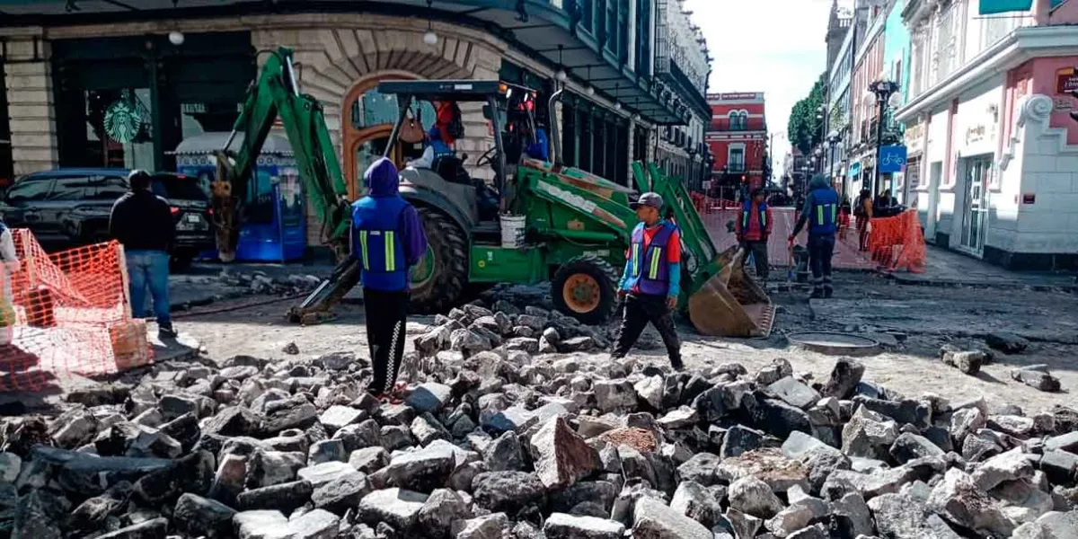 Estas calles del Centro Histórico de Puebla serán rehabilitadas