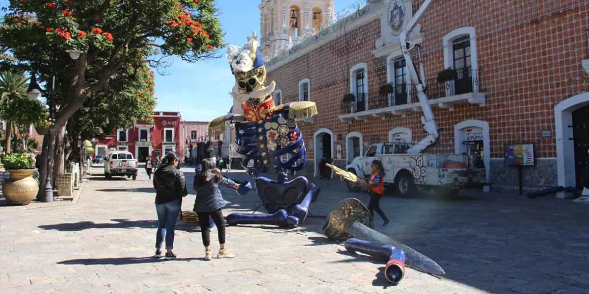 Catrinas Monumentales llegan a Atlixco en Festival Internacional