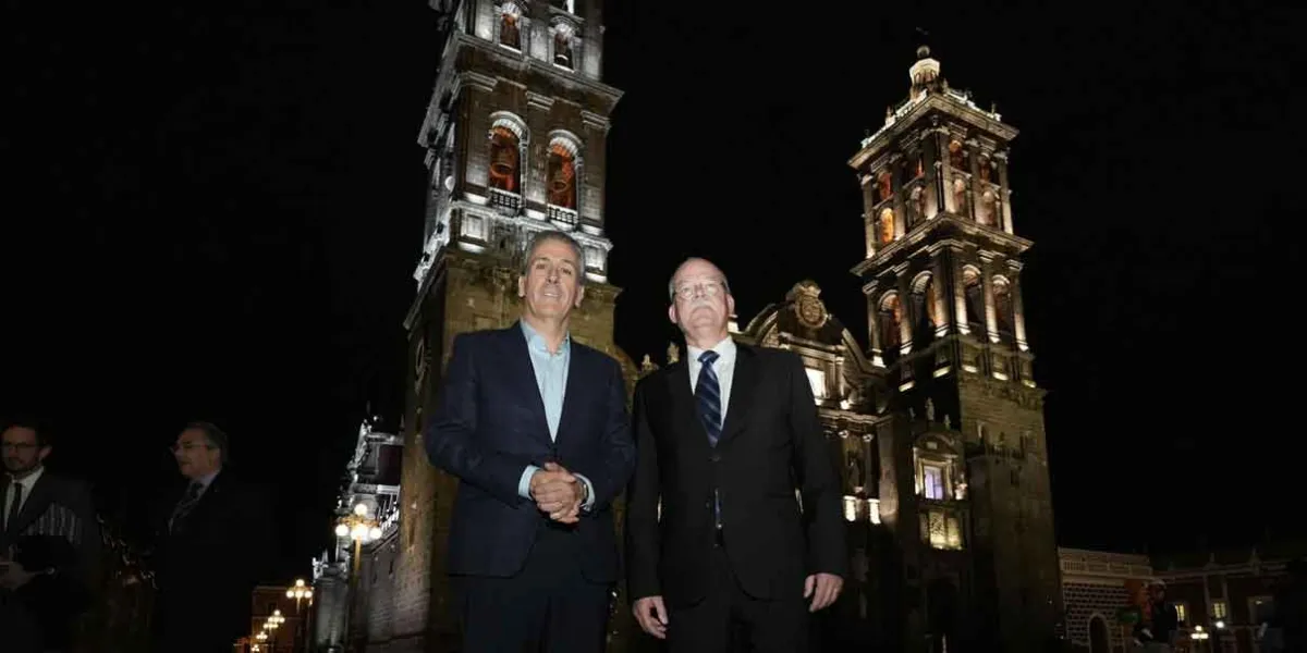 Recibe José Chedraui a embajador de Alemania en Puebla