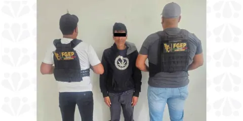 Detienen a Víctor "N", presunto culpable de la muerte de un militar en Puebla