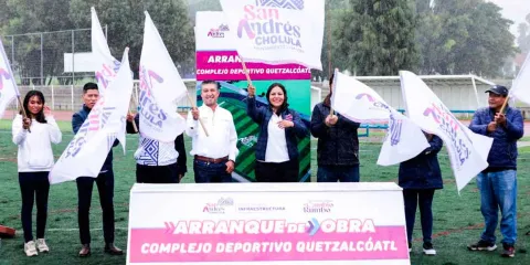 Comienza Lupita Cuautle con la rehabilitación del Complejo Deportivo Quetzalcóatl