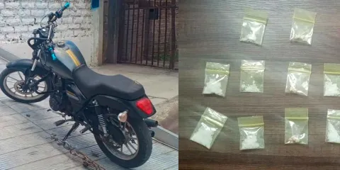 La Secretaría de Seguridad Ciudadana de Cuautlancingo aseguró a un presunto narcomenudista y recuperó una motocicleta