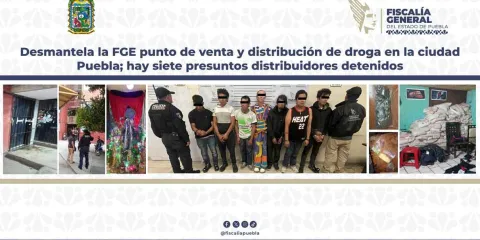 Desmantela punto de narcomenudeo en San Bartolo y detiene a siete 