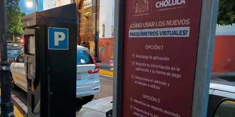 Reanudan parquímetros en San Pedro Cholula a partir del 27 de agosto de 2025