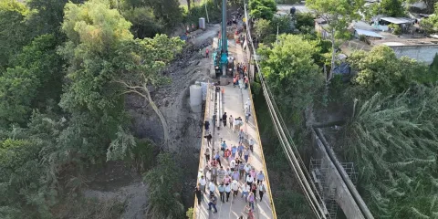 Puente Las Vigas en Atlixco se amplía para mejorar conectividad y reactivar la economía