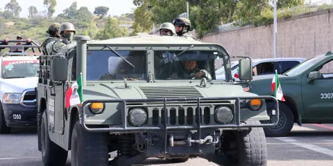 Operativo por aire y tierra en Amozoc busca localizar personas desaparecidas