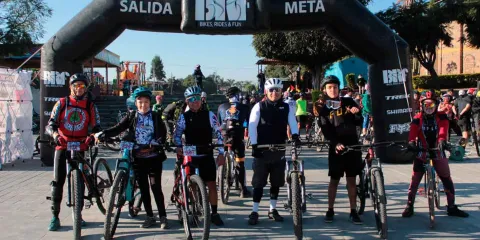 San Pedro Cholula impulsa el turismo deportivo con el 8° aniversario de Enlace Biker’s México
