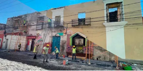 Gobierno de Puebla mejora imagen urbana del Barrio de El Alto y fortalece su patrimonio histórico