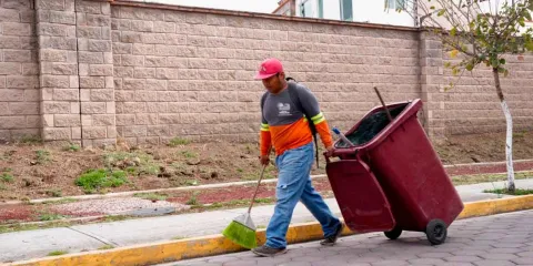 Garantiza Gobierno de San Pedro Cholula servicios de limpia en días festivos