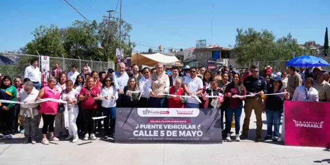 Inaugura Pepe Chedraui rehabilitación de Puente Vehicular en San Pablo Xochimehuacan