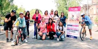Más de 50 mujeres se capacitaron con el taller “Biciescuela” impartido por el Ayuntamiento de Puebla