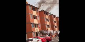 Bomberos sofocan incendio de casa en Texmelucan; las llamas alcanzaron a una mascota