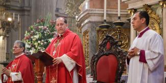 Obispo auxiliar de Puebla exhortó a ciudadanos a no caer en divisiones políticas