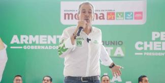 Respeto a los poblanos, pide Pepe Chedraui a Lalo Rivera ante expresión “morenacos”
