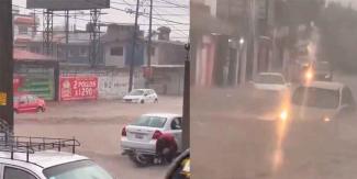 Intensas lluvias se registran en Puebla y sus municipios