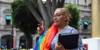 Gaby Chumacero, activista trans, hará historia al ser la primera diputada trans de Puebla