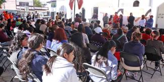 Omar Muñoz Alfaro inaugura "Jornada Naranja" en Cuautlancingo para erradicar violencia contra las mujeres