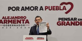 Armenta hace público su declaración patrimonial