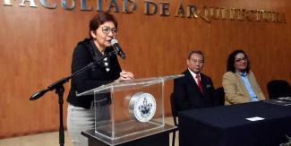 Lilia Cedillo reconoce trayectoria y logros de la Facultad de Arquitectura de la BUAP