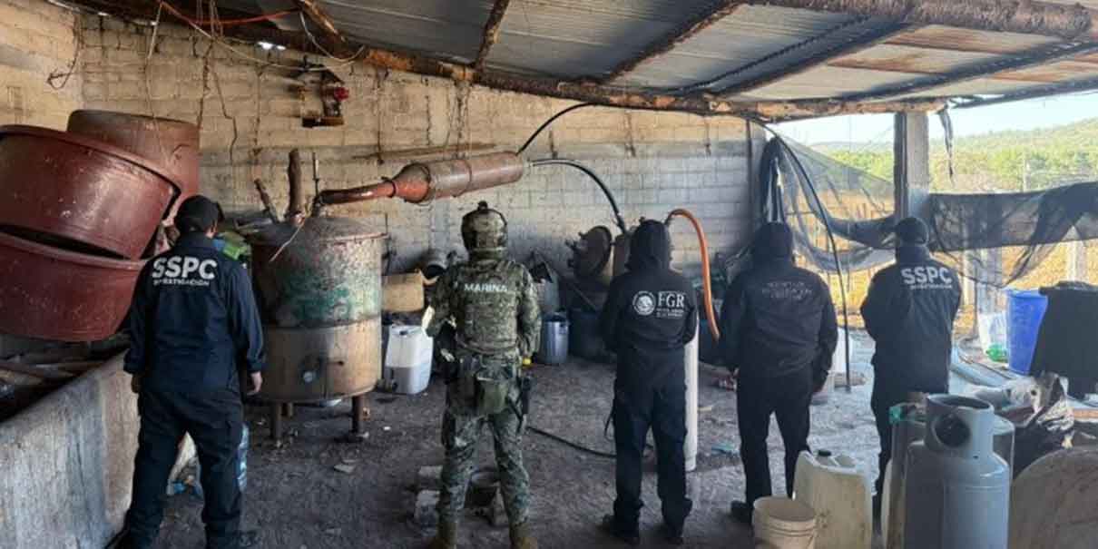 Producen drogas en Puebla: SSP