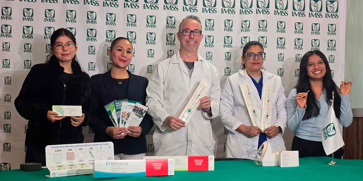 IMSS Puebla promueve el acceso gratuito a métodos anticonceptivos para fortalecer la salud sexual y reproductiva