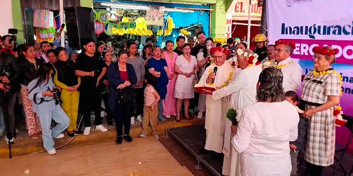 Huauchinango tiene nuevo Mercado Municipal; locatarios agradecen apoyo 