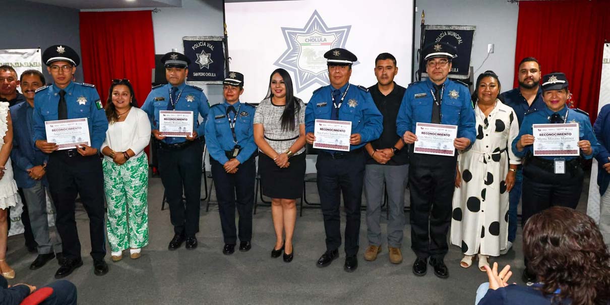 San Pedro Cholula refuerza seguridad turística con curso de Policía de Proximidad