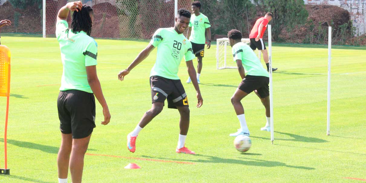 Ghana ya entrena en Puebla para enfrentar a México