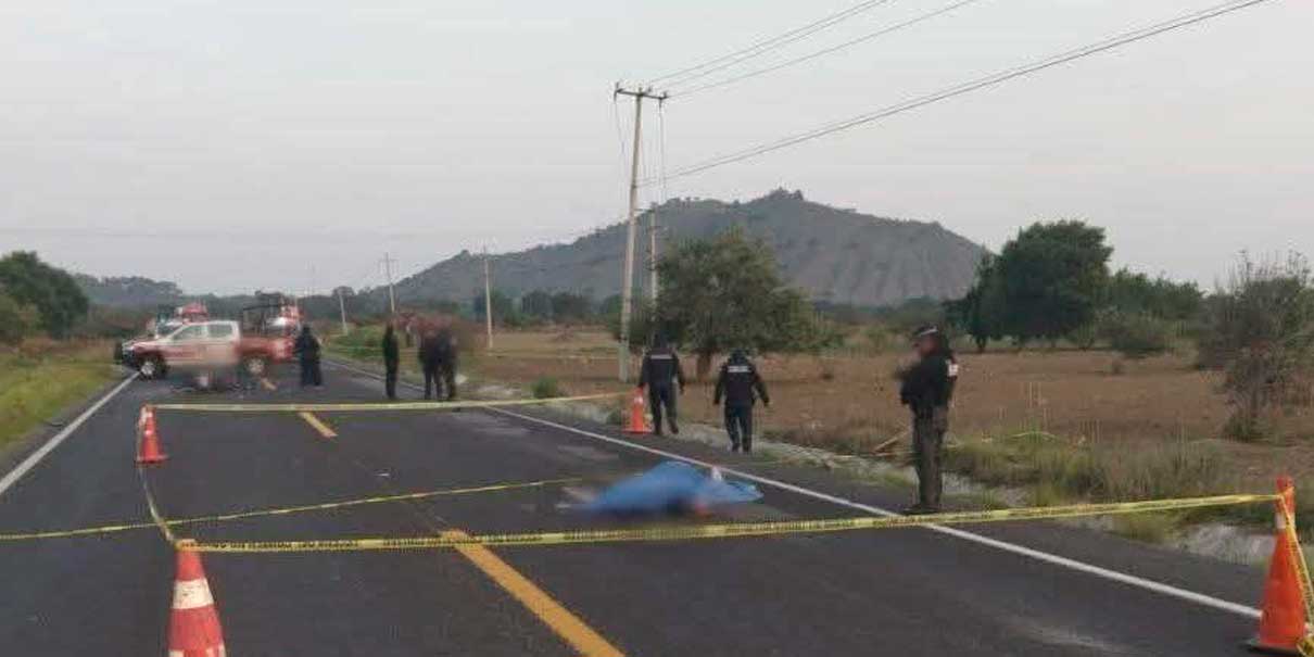 Joven fue arrollado en la carretera El Seco–Azumbilla