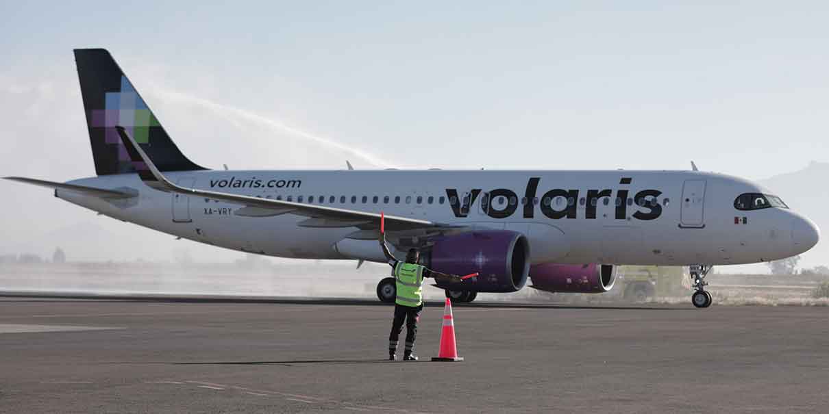 Rutas de Volaris desde Puebla registran baja ocupación y preocupan a sector turístico