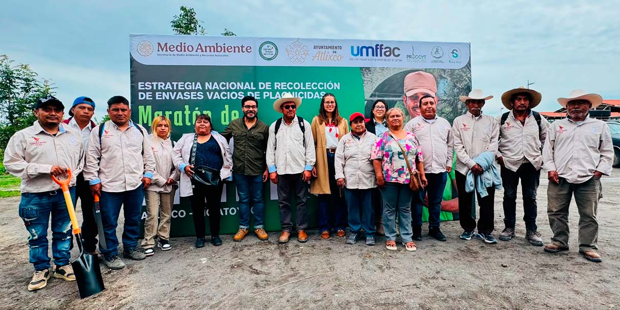 Atlixco fortalece cuidado del medio ambiente con un campo limpio