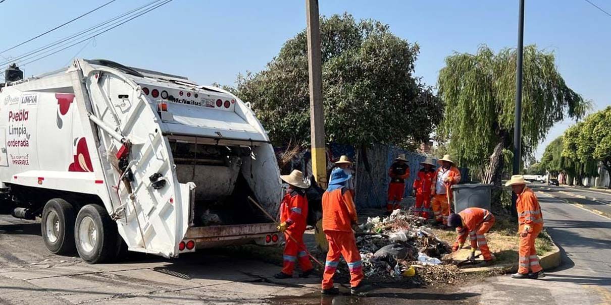 Puebla pasará por la basura en 5 colonias limítrofes con Cuautlancingo 