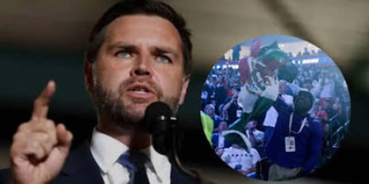 “Si aman tanto México, váyanse allá”: JD Vance confronta a manifestante. VIDEOS
