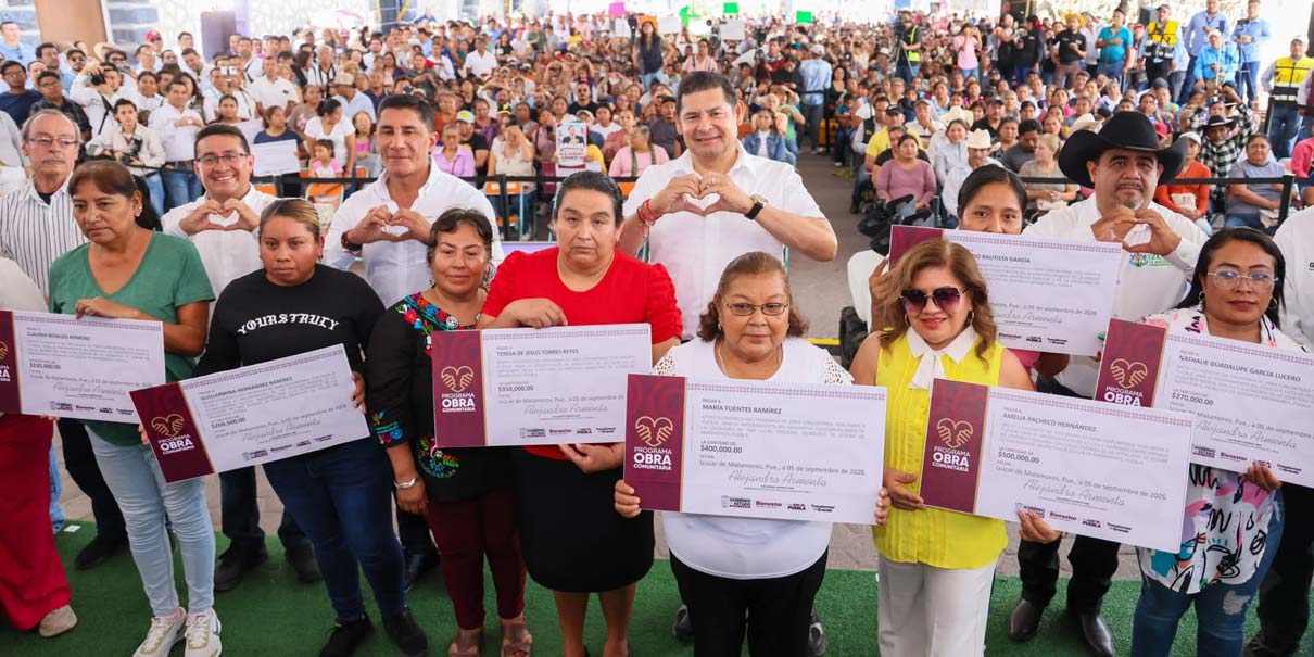 Gobierno estatal transforma municipios de la Mixteca poblana con obra comunitaria