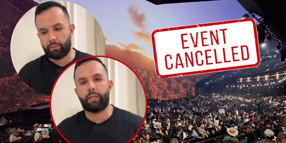 Carín León cancela show en Las Vegas y desata abucheos