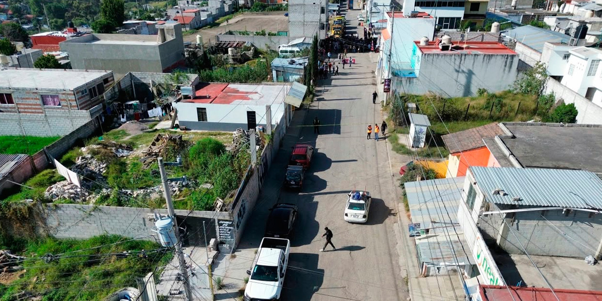Impulsa Pepe Chedraui trabajos de rehabilitación vial en San Francisco Totimehuacan