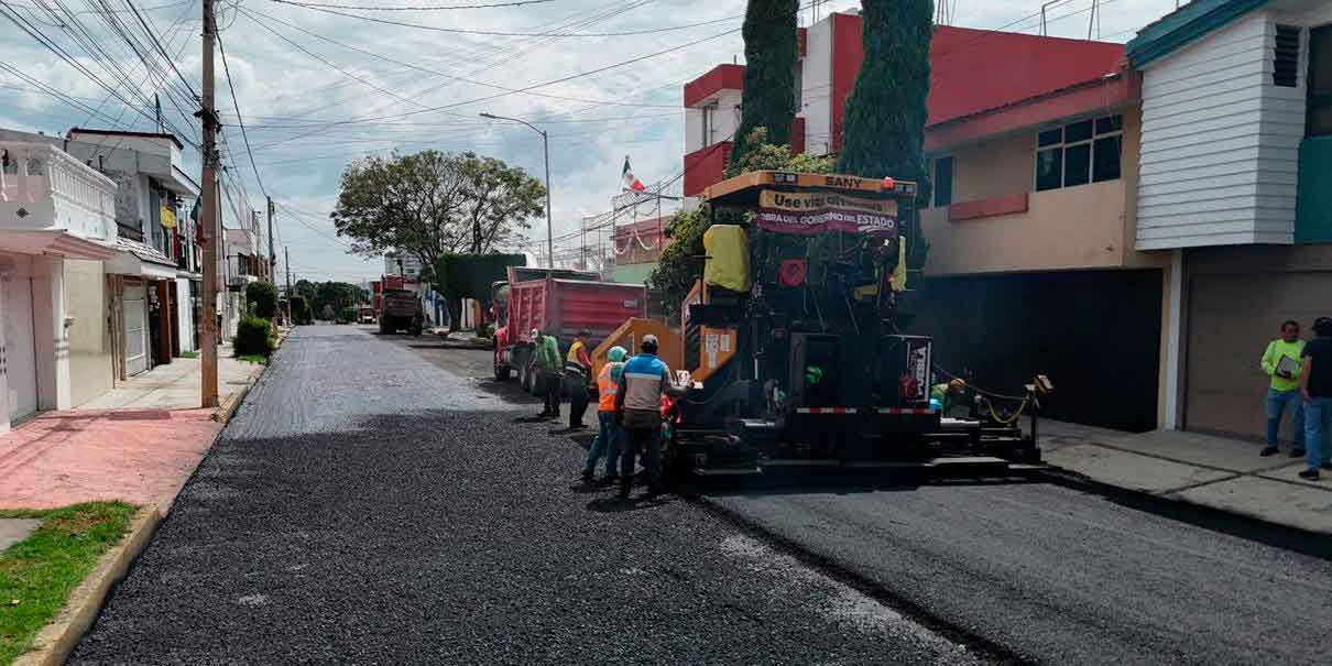 Pavimenta Gobierno del Estado calle 11 Sur y beneficio a 51 mil habitantes