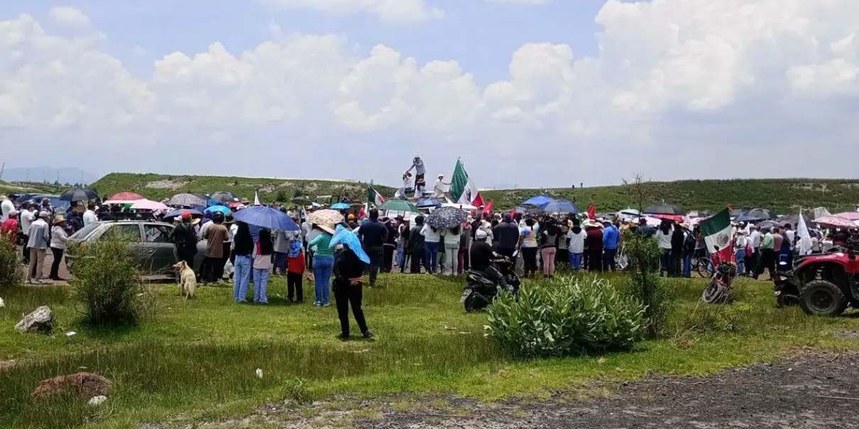 Se mantienen protestas contra Polo de Desarrollo de Economía Circular en San José Chiapa