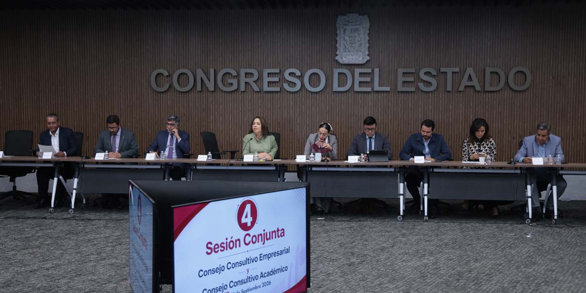 Sesionan los Consejos Consultivos Empresarial y Académico del Congreso del Estado
