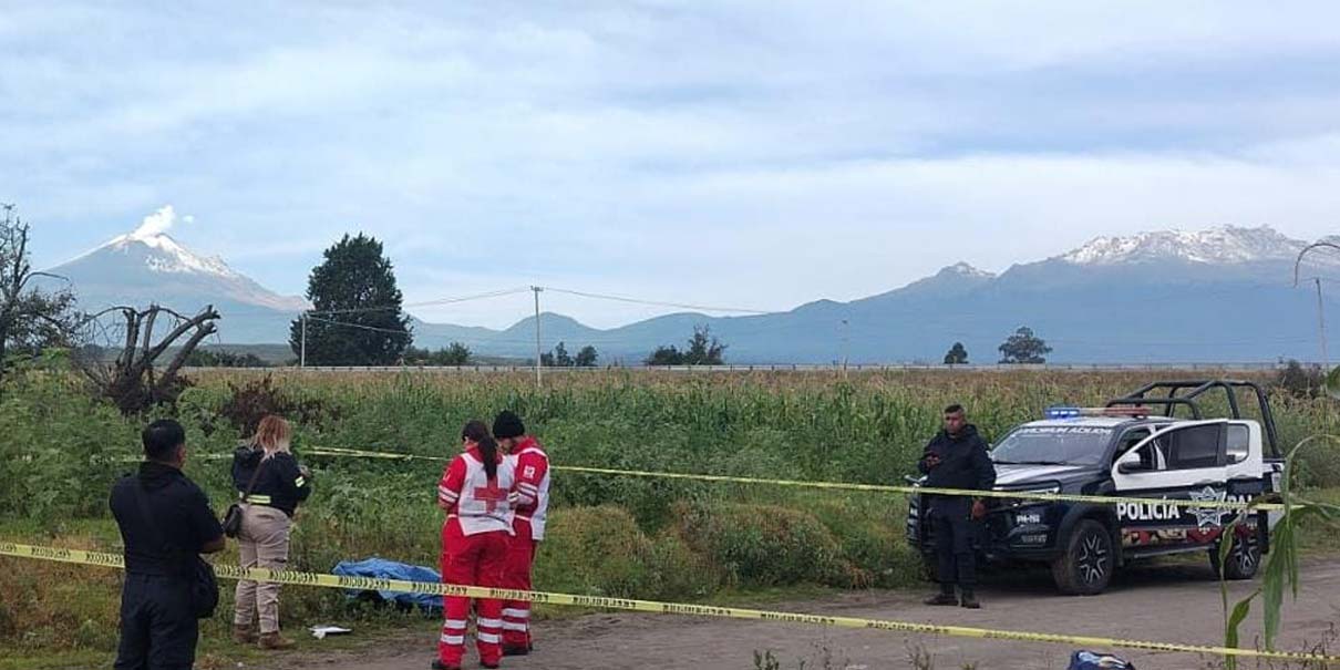 Hallan cadáver de hombre torturado y apuñalado en Huejotzingo