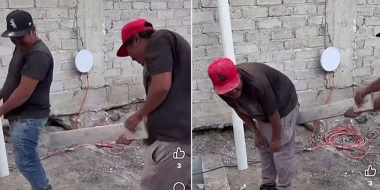 Alcalde de Guanajuato aplica castigo a tablazos a tres albañiles
