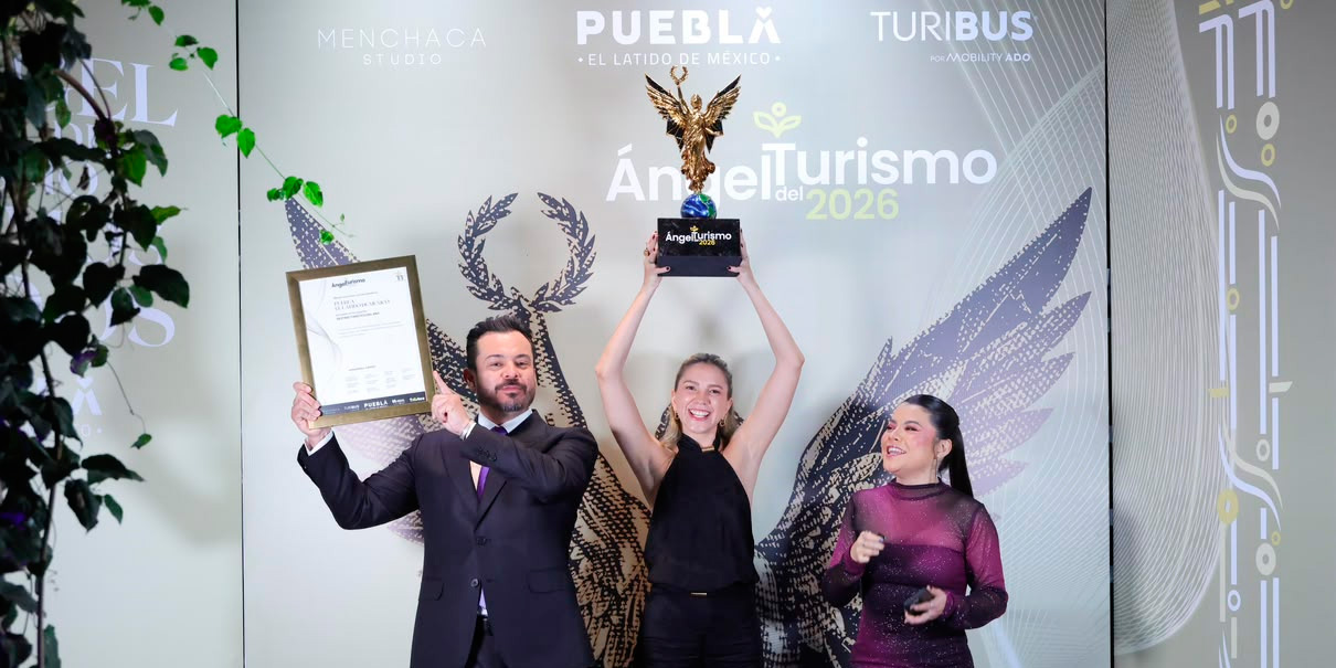 Puebla fue reconocida por segundo año consecutivo como Mejor Destino Turístico del Año