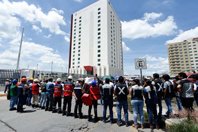 Fueron desalojados 19 mil 841 inmuebles en Puebla y 4 mil alertas sísmicas se activaron