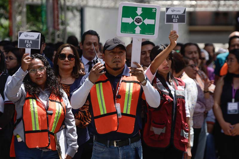 Fueron desalojados 19 mil 841 inmuebles en Puebla y 4 mil alertas sísmicas se activaron