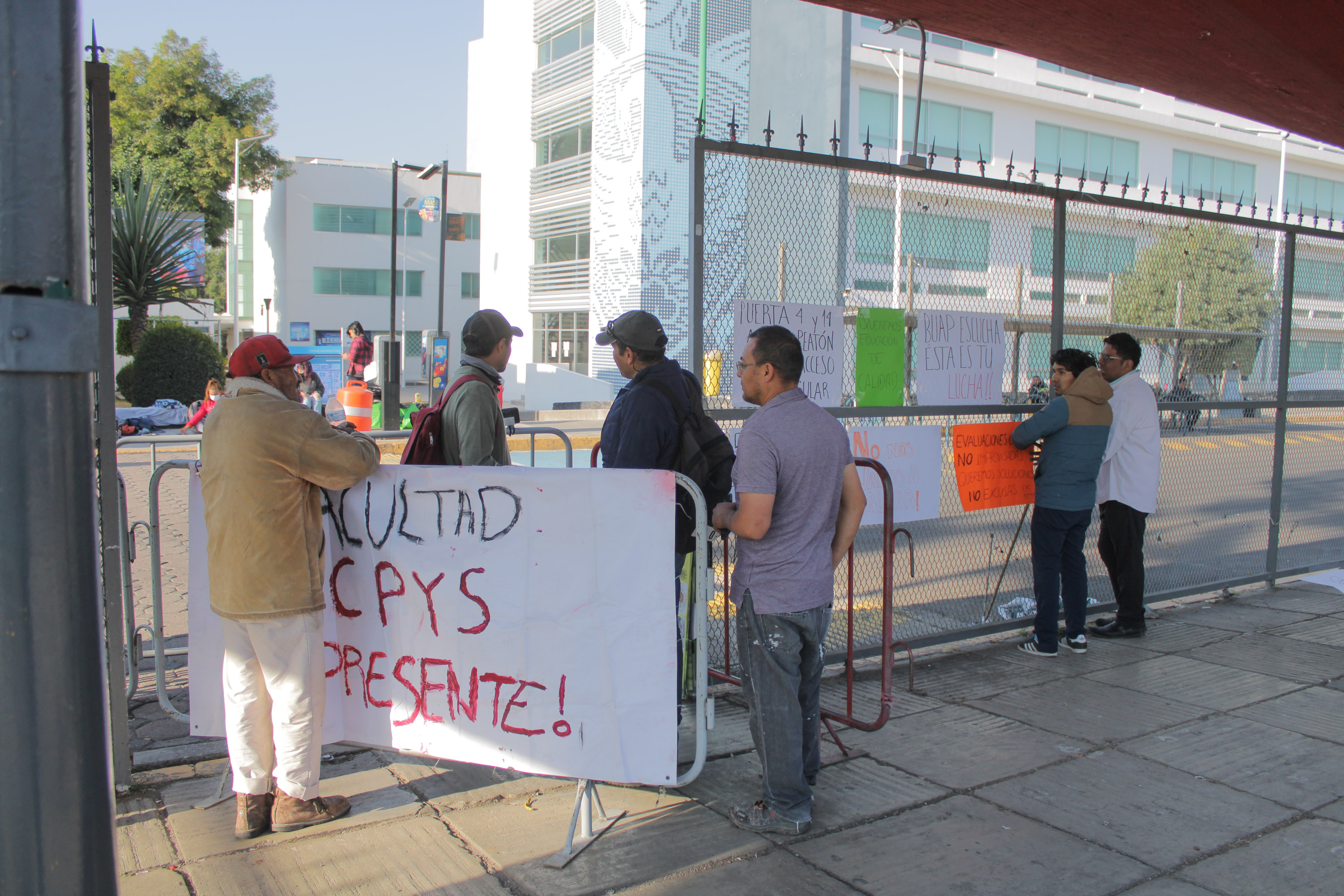 Protesta en la BUAP