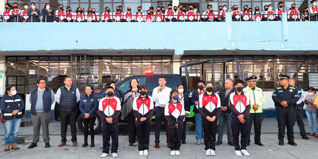 Acerca Ayuntamiento de Puebla estrategias de seguridad en planteles escolares