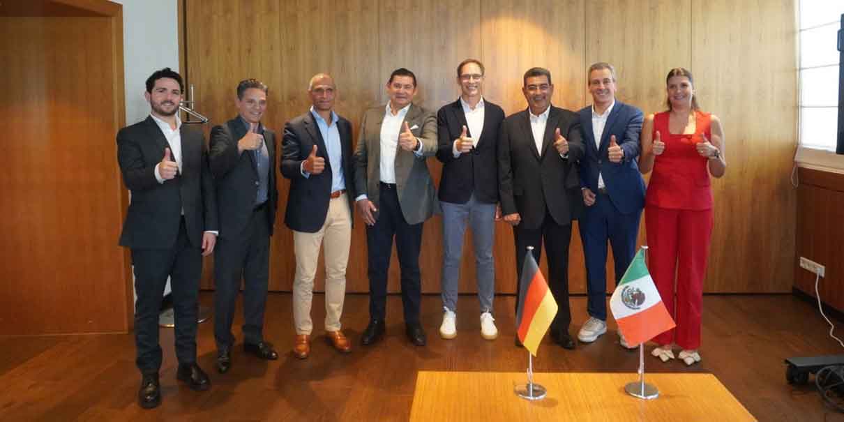 Armenta promueve cooperación internacional con Alemania para la innovación en Puebla