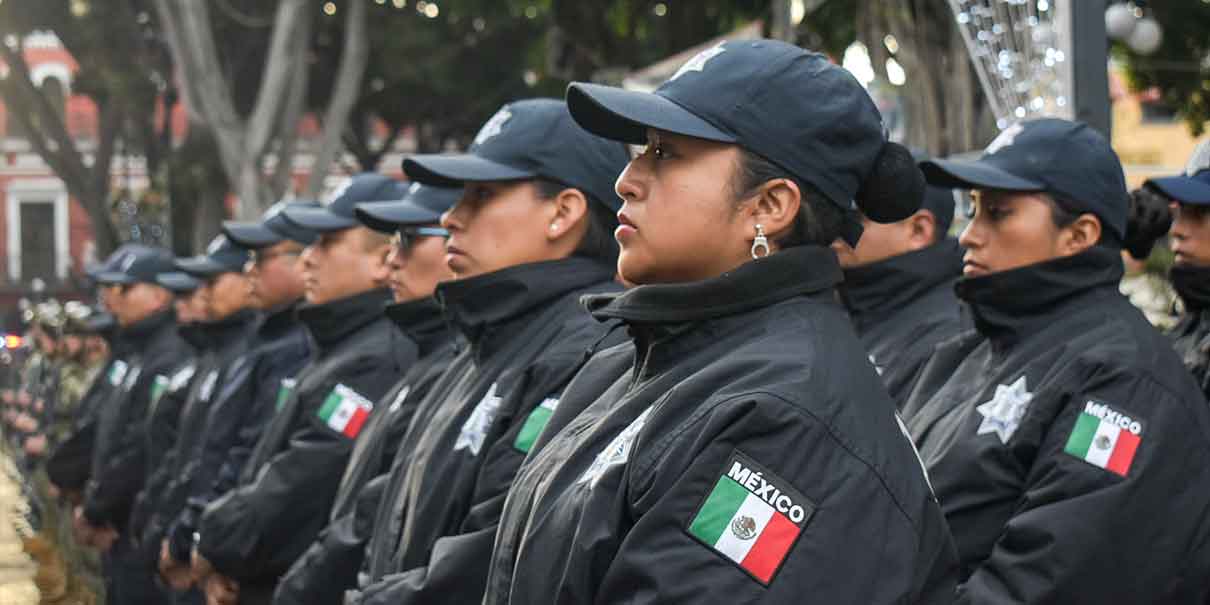 Anuncian aumento salarial para policías municipales de Puebla