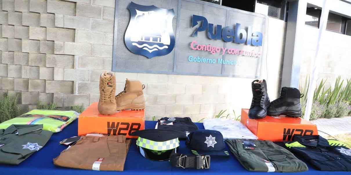 Ayuntamiento de Puebla dignifica labor del personal de SSC con uniformes